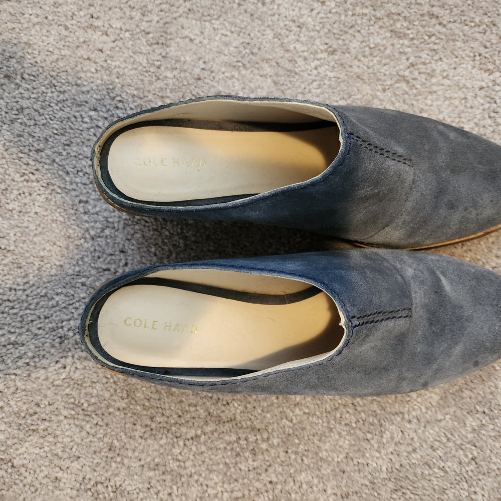 Cole Haan Blue Suede Loafers